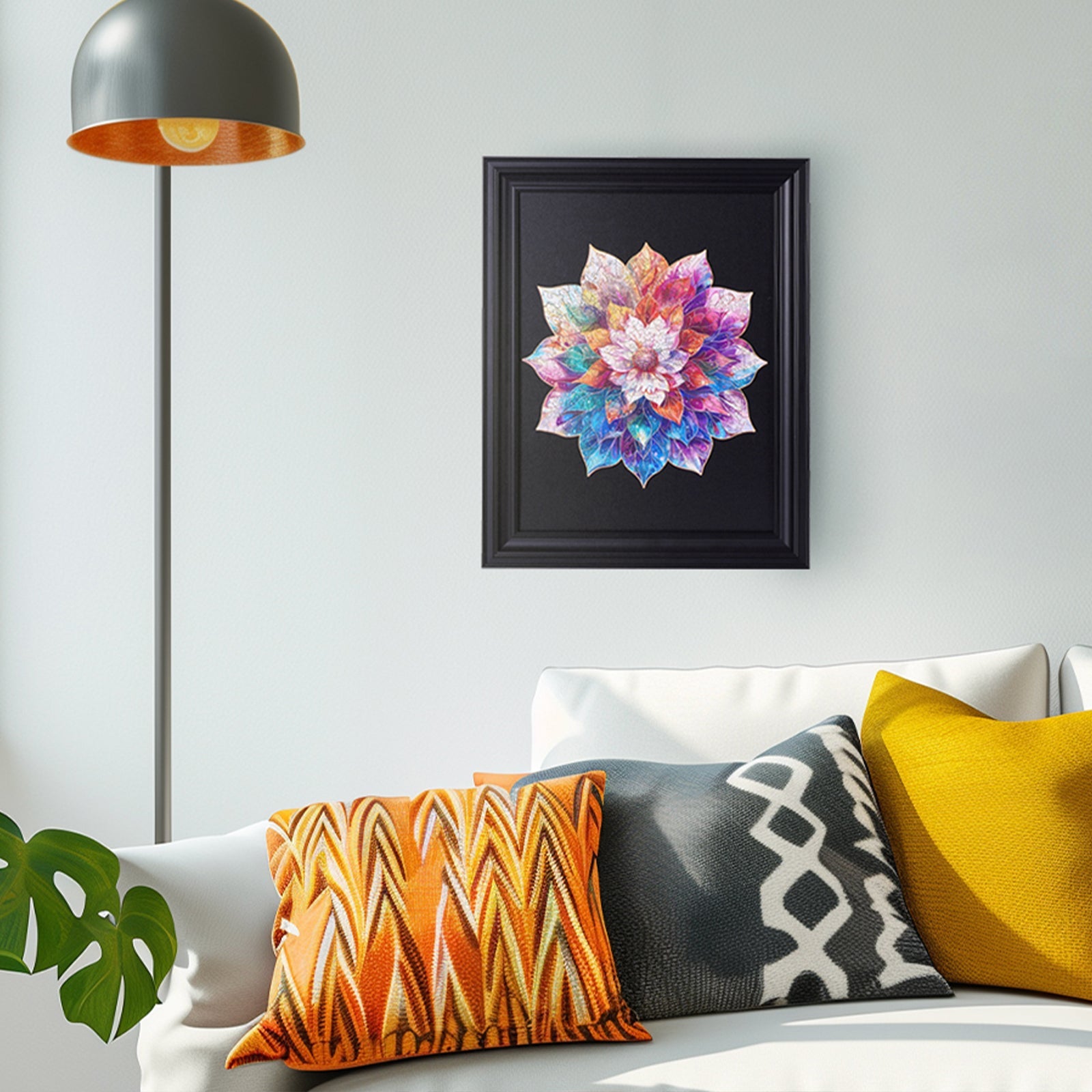 Rowood Wooden Jigsaw Puzzle - Mystic Mandala  Flower