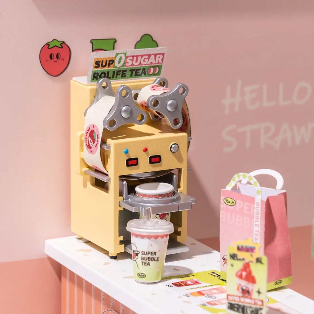 Rolife Double Joy Bubble Tea Super Creator Miniature House DW006