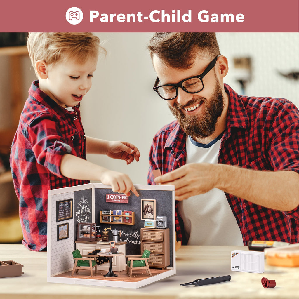 Rolife Daily Inspiration Cafe Super Creator Miniature House DW001B