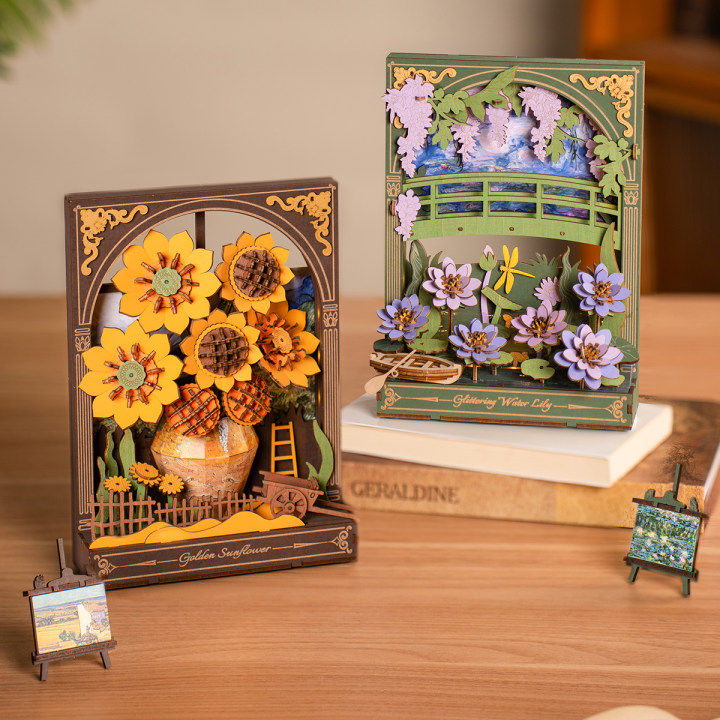 Rowood 3D Wooden Puzzle - Glittering Water Lily TH001