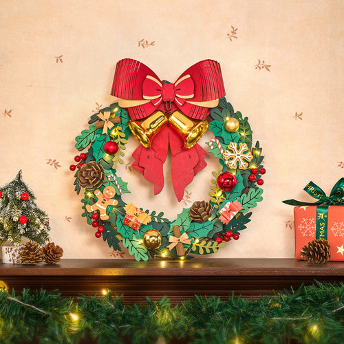 Rolife 3D Wooden Puzzle - Christmas Wreath  TGL04