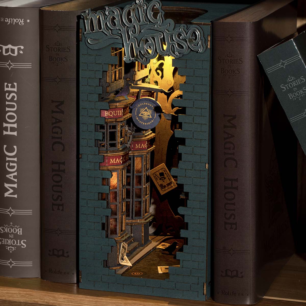 Rolife DIY Book Nook Kit  - Magic House TGB03